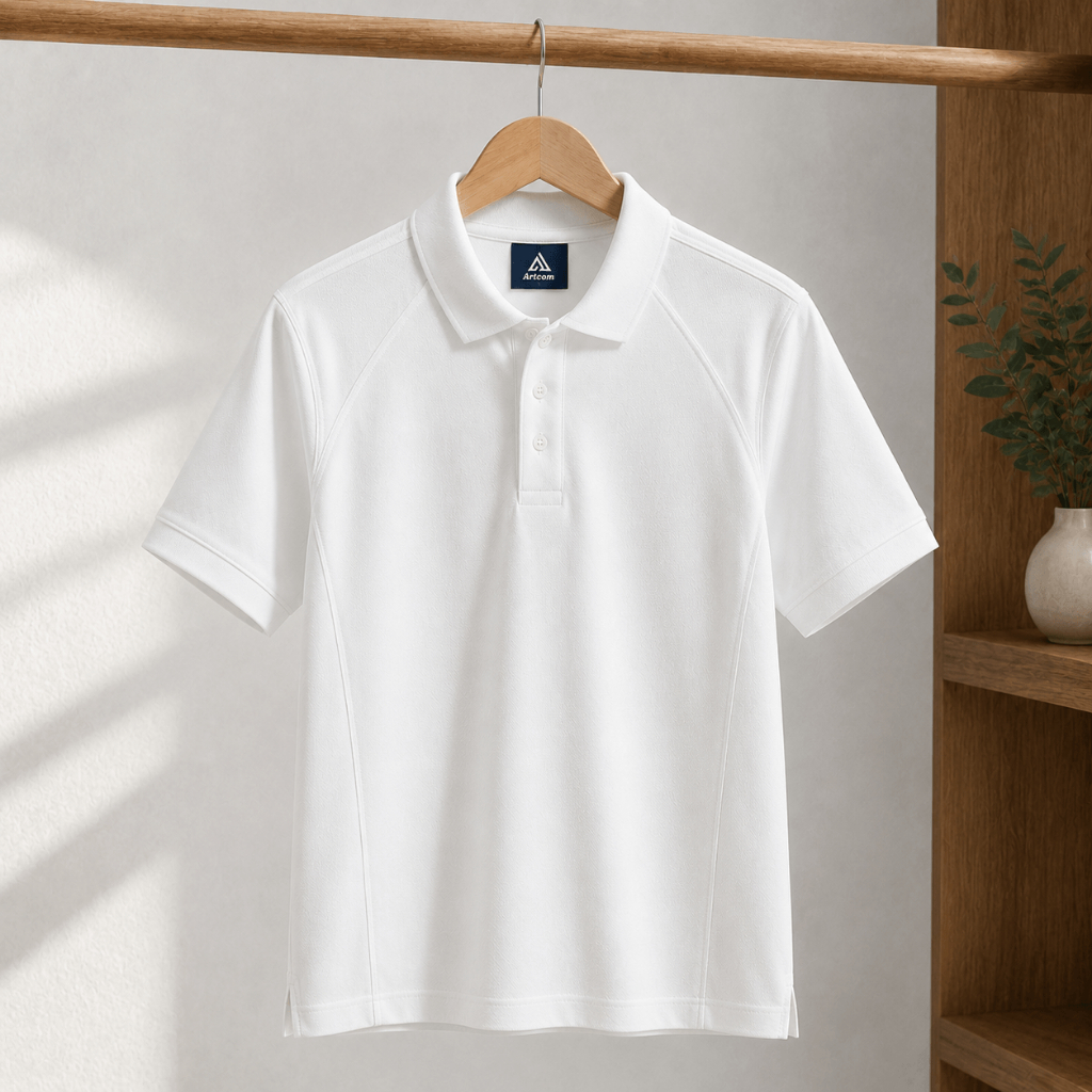 Áo Polo 4Way Essential - ARTCOM, Chất vải Cotton CoolMax CAO CẤP Mắt Dệt Cá Sấu, Form REGULAR FIT,