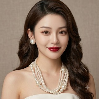 [ DAISYN ] N583 dây chuyền vòng cổ hạt Ngọc hạt trai sang trọng cho nữ