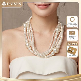[ DAISYN ] N583 dây chuyền vòng cổ hạt Ngọc hạt trai sang trọng cho nữ