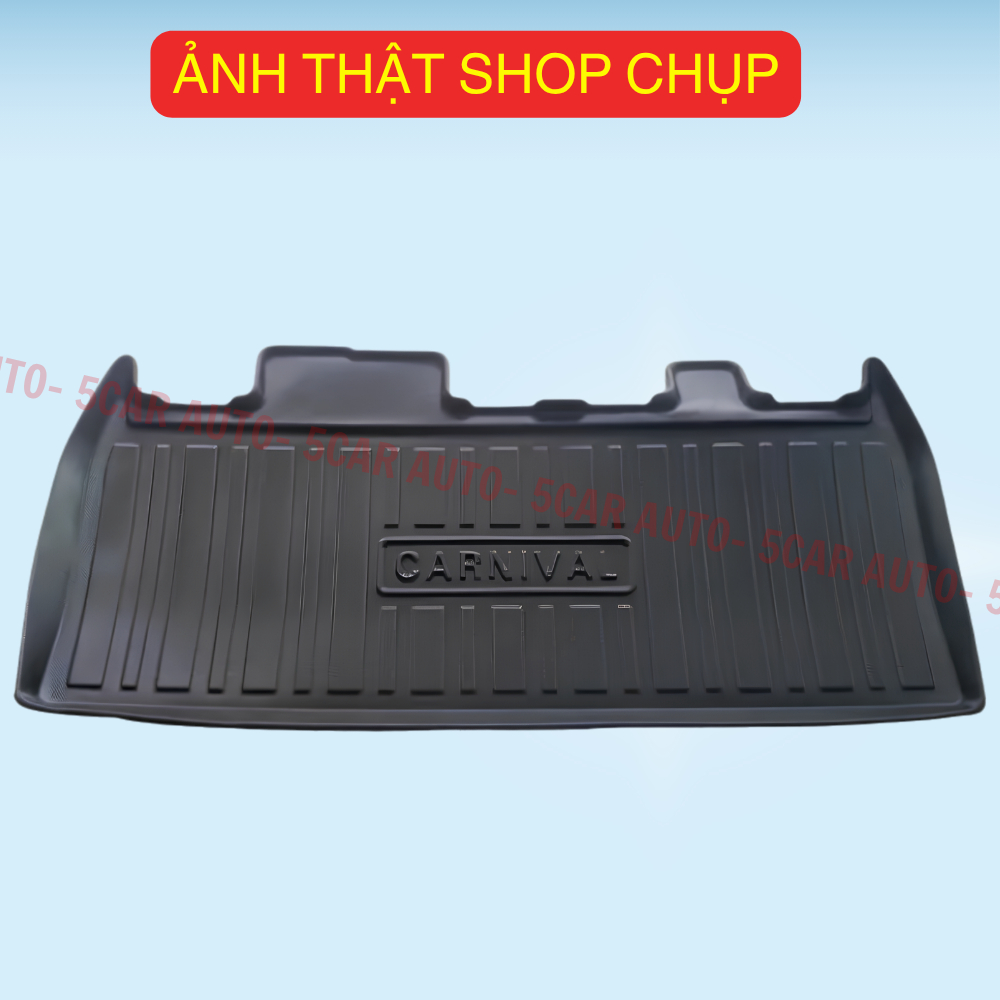 LÓT CỐP xe Kia Carnival 2022-Nay, Kia Sedona 2014-2021, nhựa dẻo siêu đẹp, siêu bền, chống thấm nước, không mùi,vừa khít