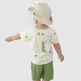 M&B (6M-6Y) Bộ quần áo cộc tay DINO PACK cotton thoáng mát, co giãn thấm hút mồ hôi-DINO5.25
