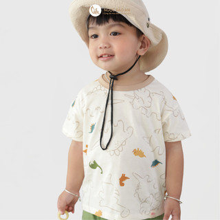 M&B (6M-6Y) Bộ quần áo cộc tay DINO PACK cotton thoáng mát, co giãn thấm hút mồ hôi-DINO5.25