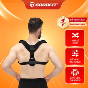 Đai chống gù lưng nữ, nam cao cấp GoodFit chất liệu bền, thoáng khí, định hình cột sống GF712P