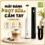 Máy Đánh Bọt Sữa Cầm Tay 3 Tốc Độ Công Suất Mạnh Pin Sạc USB Đa Năng Tạo Bọt Cà Phê Latte Matcha Đánh Trứng