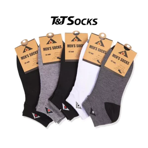 Tất Vớ Nam Cổ Ngắn Logo T&T SOCKS Nhiều Mẫu Nhiều Màu Thoáng Khí Êm Ái Khử Mùi Hôi
