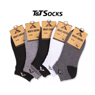 [ Combo 5 Đôi ] Tất Vớ Nam Cổ Ngắn Logo T&T SOCKS Nhiều Mẫu Nhiều Màu Thoáng Khí Êm Ái Khử Mùi Hôi