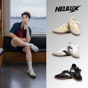 Giày Sneaker Unisex Helilux A5 Da PU, Đế Bằng, Phong Cách Trẻ Trung