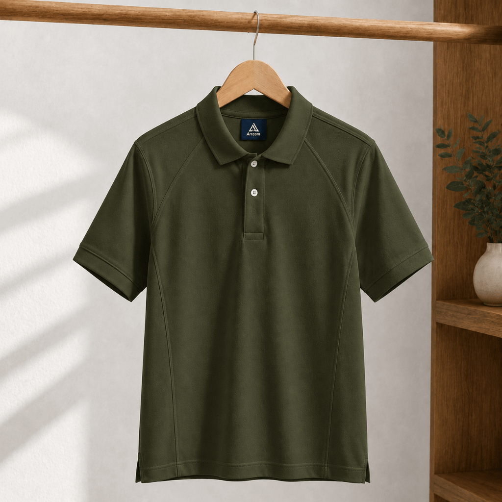 Áo Polo 4Way Essential - ARTCOM, Chất vải Cotton CoolMax CAO CẤP Mắt Dệt Cá Sấu, Form REGULAR FIT,
