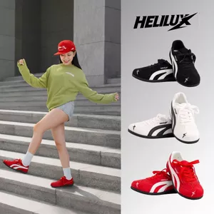 Giày Sneaker Unisex Helilux A6 Da Lộn, Đế Bằng, Phong Cách Năng Động