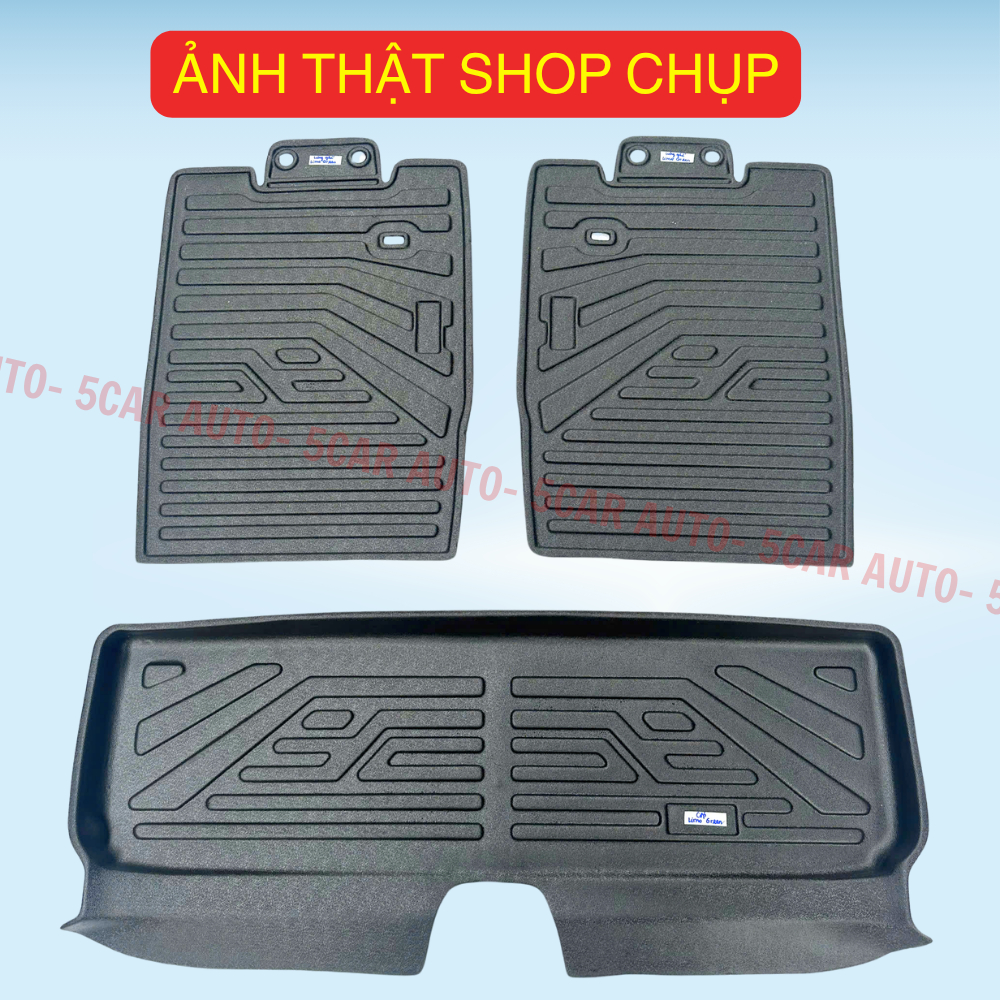 LÓT CỐP xe VINFAST LIMO GREEN/ MPV7 nhựa dẻo siêu đẹp, siêu bền, chống thấm nước, không mùi, vừa khít