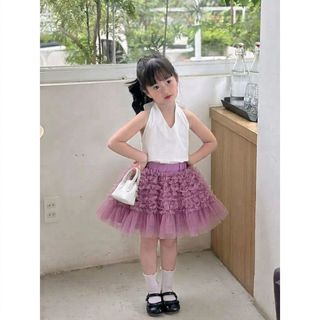 Chân Váy Bé Gái, Chân Váy Công Chúa Thiết Kế Voan Tơ Bồng Bềnh Chất Liệu Cotton Mát Mẻ