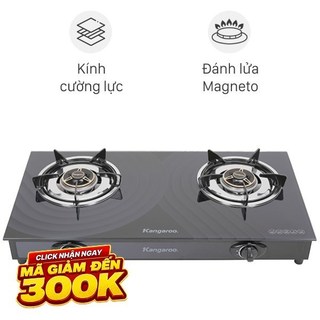 Bếp ga đôi Kangaroo KG519M Chính hãng trưng bày+bảo hành 12 tháng chính hãng