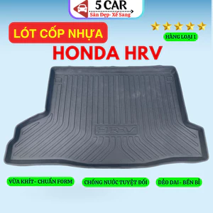 LÓT CỐP xe Honda HRV 2018 - Nay, nhựa dẻo siêu đẹp, siêu bền, chống thấm nước, không mùi, vừa khít xe