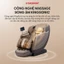 Ghế massage KINGSPORT Deluxe G22 công nghệ Kingtech Touch Pro, massage kéo giãn toàn thân