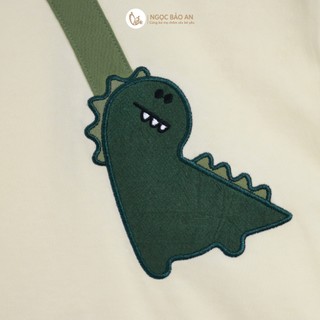 M&B (3M-24M) Bộ body đùi DINO HANG cotton thoáng mát, thấm hút mồ hôi,họa tiết khủng long-DINO5.25