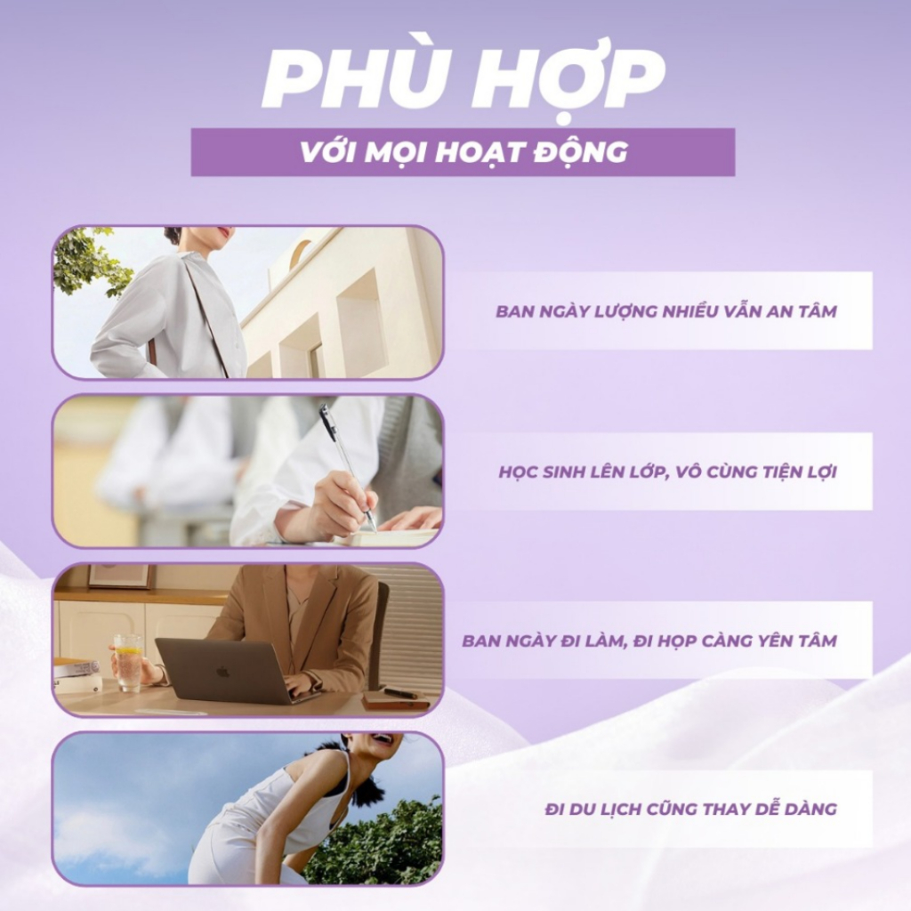 Băng vệ sinh dạng quần Shanney TPU xé dán điều chỉnh theo mọi vòng eo, thấm hút vượt trội, an toàn cho da.