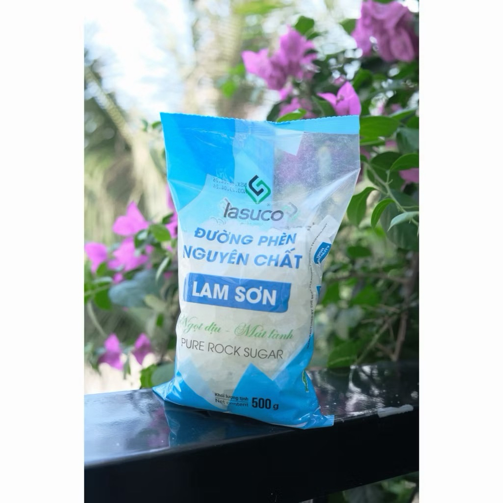 Đường phèn nguyên chất Lam Sơn túi 500g nấu chè, nấu ăn