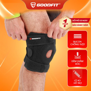 Bó gối quấn bảo vệ đầu gối GoodFit GF522K băng đầu gối thoáng khí để chơi thể thao, vận động