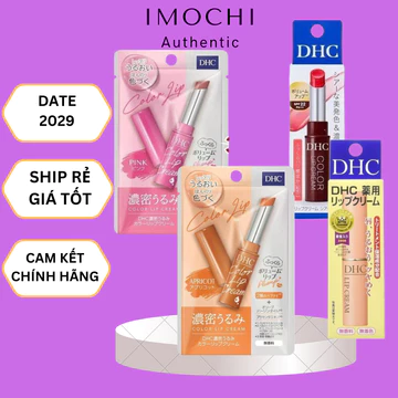 Son Dưỡng Môi DHC Lip Cream Nhật Bản Son Dưỡng Chống Khô Môi Làm Hông Môi Giúp Môi Mềm Mại