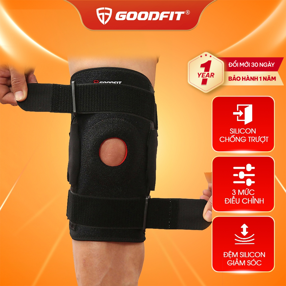 Đai bảo vệ đầu gối, bó gối chuyên dụng cho chấn thương, sau mổ GoodFit GF520K