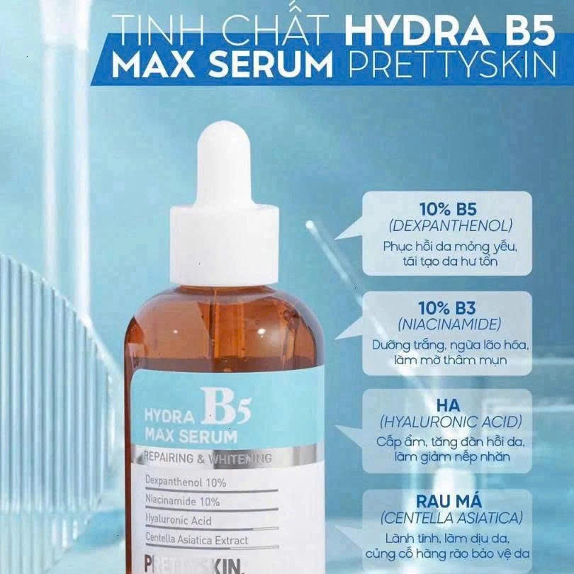 [CHÍNH HÃNG] Serum B5 Prettyskin 50ml dưỡng trắng, phục hồi, làm dịu da - Cosmetics X