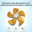 Quạt tích điện 30w hàng QC chất lượng cao
