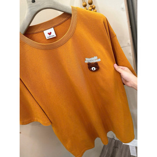 [Hoả Tốc]•𝙆𝙞𝙣𝙜𝙨𝙝𝙤𝙥𝙗𝙚𝙖𝙪𝙩𝙮•Áo Phông Gấu Cam Fom Thụng QC