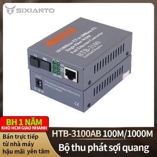 NetLink converter quang 1000mb bộ chuyển đổi quang điện media converter bộ chuyển đổi cáp quang 1 sợi fpt sc100mb