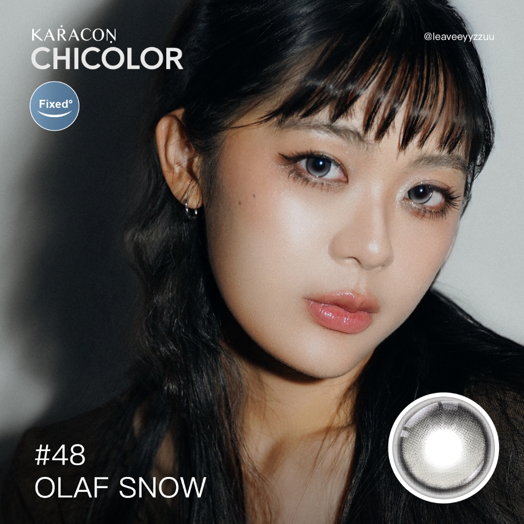 [Lens 1 Ngày] - Lens Highlight Khóa Trục KARACON CHICOLOR - #48 Olaf Snow (2 Chiếc)