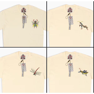 Áo Thun Thêu Chuồn chuồn BTS áo thun thêu Localbrand cotton 245 gsm ( bst 02 )