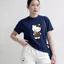 Bộ thun Nữ PONG Áo phông Hello Kitty,Cổ Tròn,Tay Ngắn,Phối Quần short,Chất Cotton Cao Cấp - CP_21555