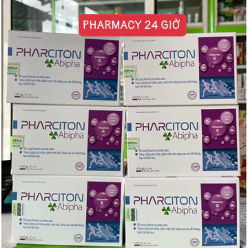 PHARCITON Abipha ,viên uống bổ sung vitamin và nhân sâm tốt cho sức khỏe,hộp 60 viên,date xa