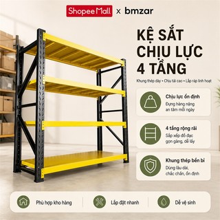Kệ sắt để đồ đa năng Chịu Tải Cao Kệ nhiều tầng Chiều Cao Điều Chỉnh Kệ hàng Chống gỉ và bền chắc