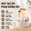 Máy tạo ẩm để bàn gia đình,tĩnh âm, dung lượng lớn, 2 đầu phun, sương mạnh, thích hợp phòng ngủ