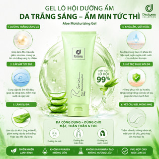 Gel Dưỡng Ẩm Nha Đam RSARIA – Cấp Ẩm Sâu, Làm Dịu Da, Giảm Khô Rát Hiệu Quả