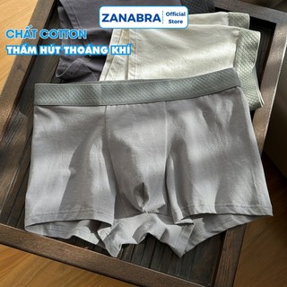 [ Mẫu Mới Về ] Quần lót ship nam Boxer Cotton co giãn thoải mái chất vải mềm thoáng khí ZANABRA N777