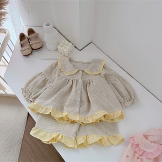 Quần áo trẻ em, Pijama mặc nhà hoạ tiết cho bé 9-21kg S2155 Tiểu Yến KID