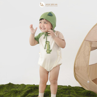 M&B (6M-24M) Bộ bodychip LILO ROCO cotton thoáng mát mùa hè, co giãn tốt, thấm hút mồ hôi-DINO5.25