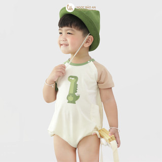 M&B (6M-24M) Bộ bodychip LILO ROCO cotton thoáng mát mùa hè, co giãn tốt, thấm hút mồ hôi-DINO5.25