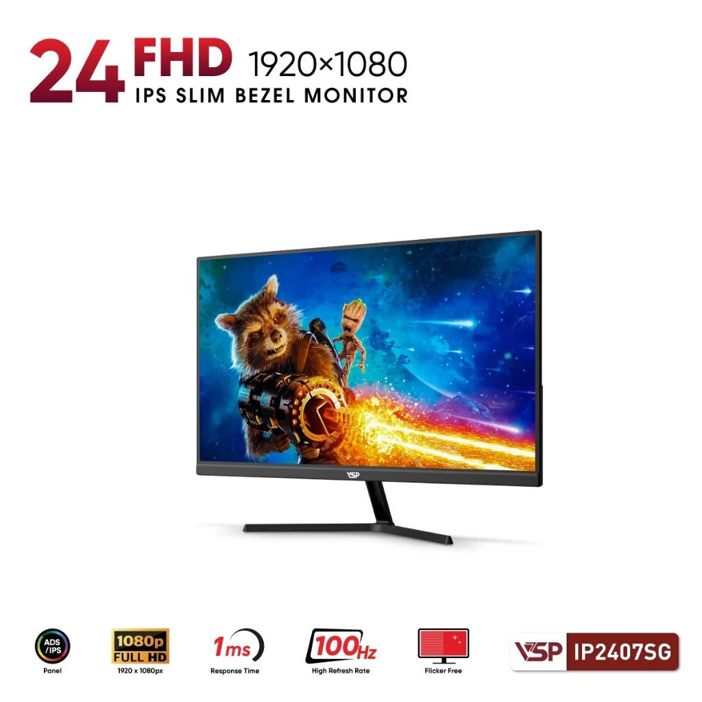 Màn Hình VSP IP2407SG(23.8inch/ IPS/ FHD/ 100Hz - 120Hz/ 1ms)-Bảo hành chính hãng 36 tháng giá tốt nhất Shopee | BigBuy360 - bigbuy360.vn