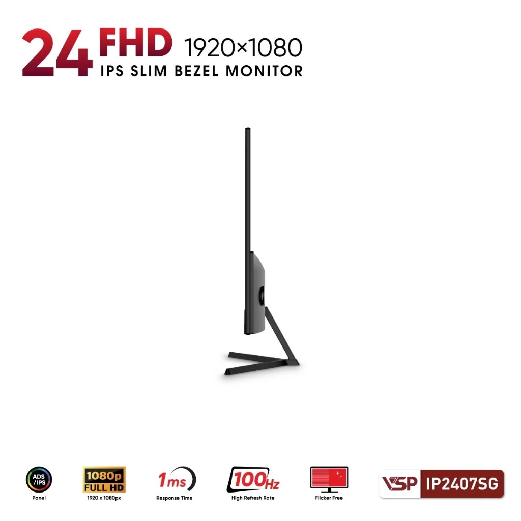 Màn Hình VSP IP2407SG(23.8inch/ IPS/ FHD/ 100Hz - 120Hz/ 1ms)-Bảo hành chính hãng 36 tháng giá tốt nhất Shopee | BigBuy360 - bigbuy360.vn