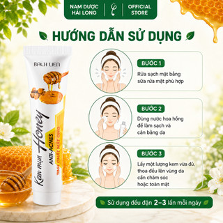 Kem Ngừa Mụn Honey 15g - Hỗ Trợ Giảm Mụn, Mờ Thâm, Chiết Xuất Mật Ong Và Thảo Dược