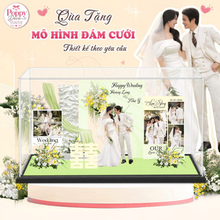 Quà tặng mô hình standee đám cưới, Mô hình decor trang trí đám cưới