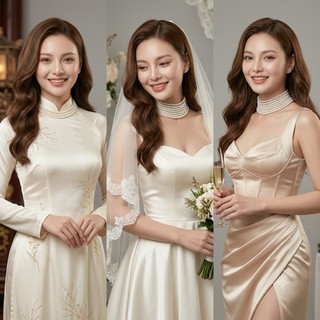 [ DAISYN ] N582 Choker dây chuyền vòng cổ hạt Ngọc nhiều sợi hạt trai 4mm sang trọng cho nữ