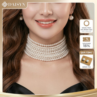 [ DAISYN ] N582 Choker dây chuyền vòng cổ hạt Ngọc nhiều sợi hạt trai 4mm sang trọng cho nữ