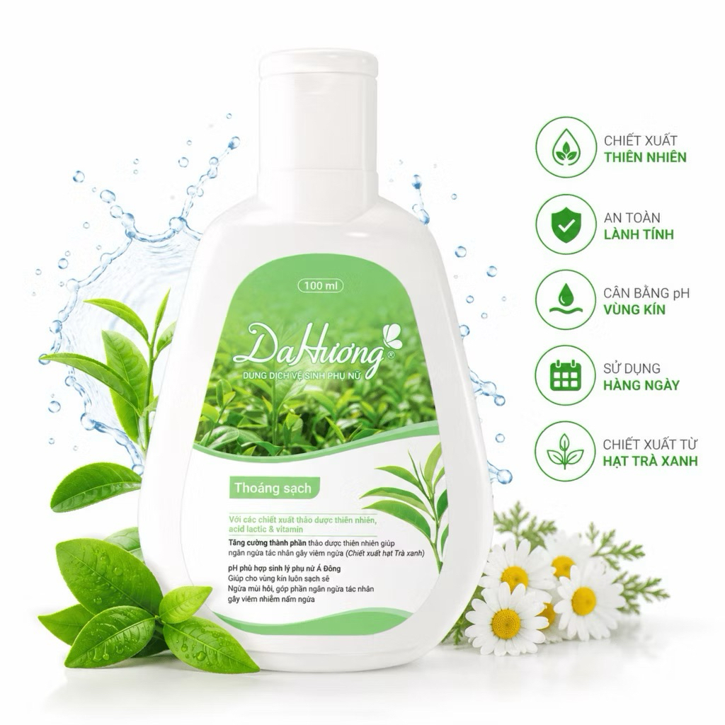 {CÓ SẴN}🌸DUNG DỊCH VỆ SINH PHỤ NỮ DẠ HƯƠNG 100ML,4 PHÂN LOẠI (DỊU NHẸ|TOÀN DIỆN|THOÁNG SẠCH|MỀM MỊN)