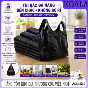 Túi đựng rác kiểu áo vest màu đen hoàn toàn mới, dày dặn và chống thủng, túi đựng rác dùng một lần dành cho nhà vệ sinh