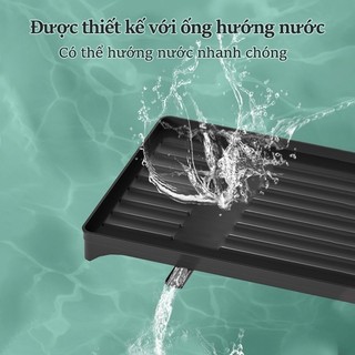 Giá Để Chén Đĩa Nhà Bếp Thép Carbon, Giá Để Ráo Nước 2 Tầng, Đựng Chén Đĩa, Dụng Cụ Nhà Bếp
