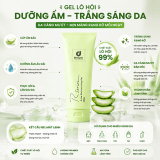Gel Dưỡng Ẩm Nha Đam RSARIA – Cấp Ẩm Sâu, Làm Dịu Da, Giảm Khô Rát Hiệu Quả