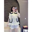 Pizama đùi cổ bèo túi in hello kitty